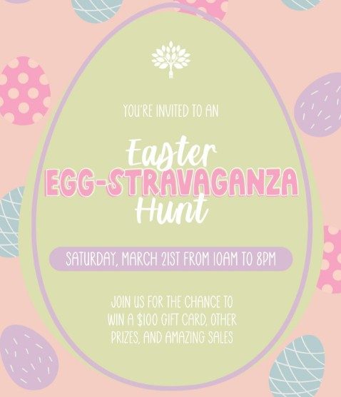 Easter Egg Hunt at the Painted Tree