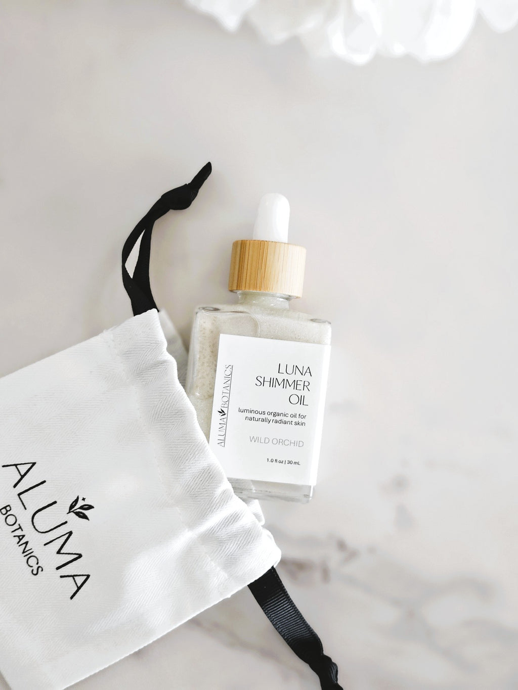 Luna Shimmer Oil | Silver Pearl
