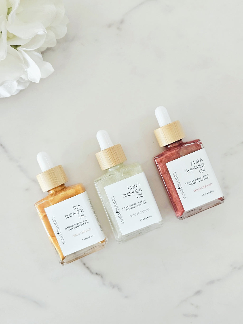 Veils of Light | Shimmer Oil Trio